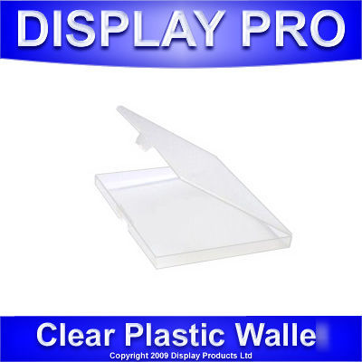 Clear business card holder wallet credit card case 