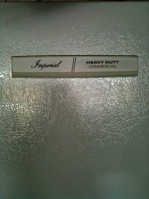 Imperial upright commercial heavy duty freezer