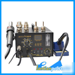 New 3IN1 led rework repair welding station hot air tool 