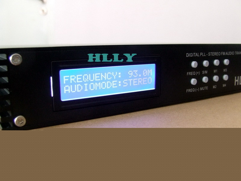 7W stereo pll fm transmitter + gp ant +power supply 
