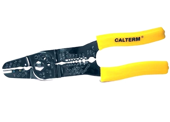 Cal term chrome industrial wiring cutting crimping tool