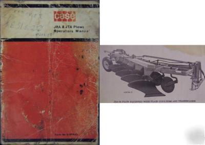 Case jra, jta series moldboard plows operator manual