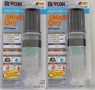 Devcon 5 minute all purpose high strength epoxy double