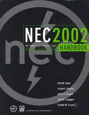 National electrical code 2002 handbook - hardcover