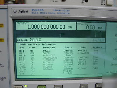 Hp 8901A modulation analyzer to 1.3GHZ very nice