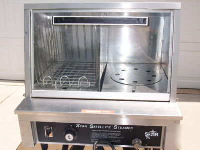  star hot dog steamer bunn warmer machine - must see 