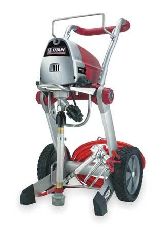 New titan 0516002 3/4HP airless paint sprayer with cart