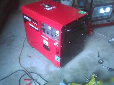 Used 8500 watt diesel silent generator 1YR warranty 