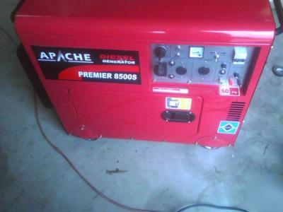 Used 8500 watt diesel silent generator 1YR warranty 