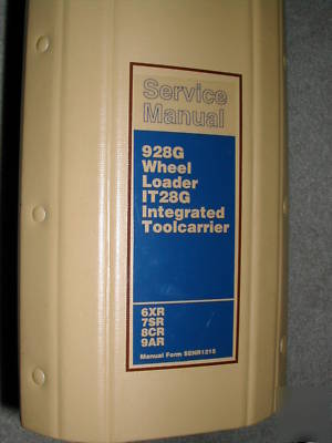 Caterpillar 928G IT28G wheel loader service manual cat