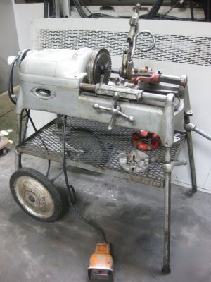 Ridgid 535 power pipe threading threader machine & dies
