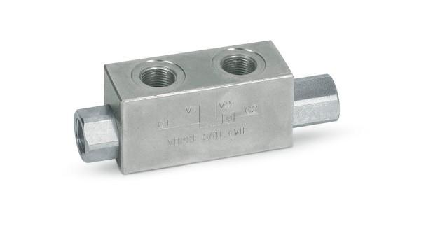 Single pilot operated hydraulic check valves 3/4