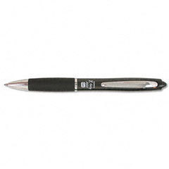 1 dz zeb-42210 z-grip max retractable gel pen, blk med