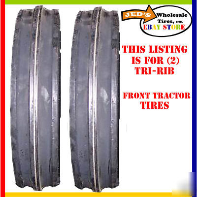 2) 400-10 4.00-10 400X10 4.00X10 front tractor tire f-2