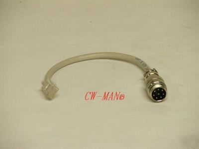 Icom 8 pin round to icom 8 pin modular mic adapter