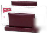 Legal style leather letter holder desk accessorie A7208