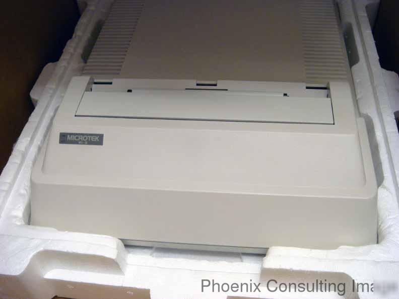 New microtek scanmaker ms-ii lab laboratory scanner - 