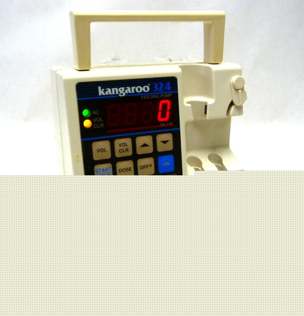 Tyco kendall kangaroo model 324 enteral feeding pump