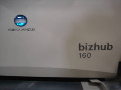 Konica minolta bizhub 160 w/print & copy