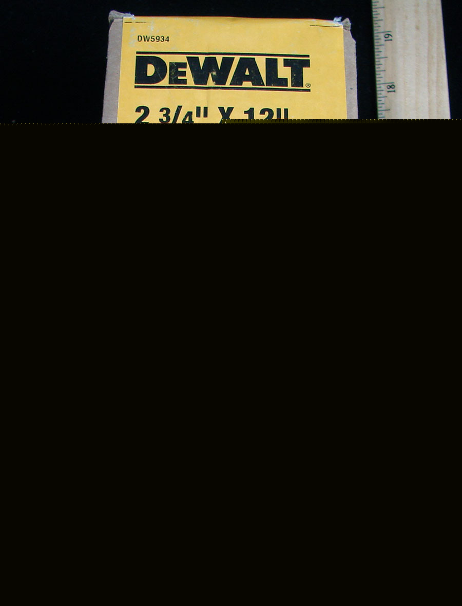 New dewalt DW5934 1 piece 2 3/4