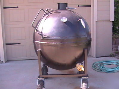 Bbq smoker grill, kettle style, very large