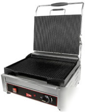 Cecilware single grooved panini grill SG1SG