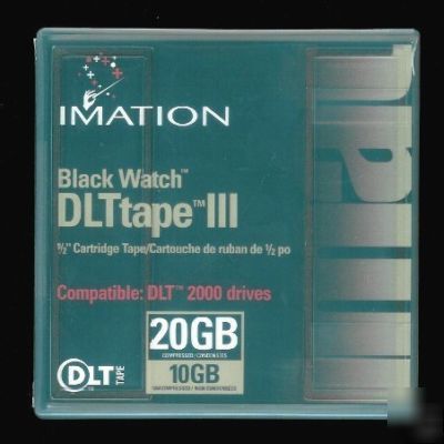 Imation dlt iii 1/2 inch 20GB data cartridge 11774 nip