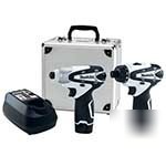 Makita 10.8V cordless 2 speed driver drill set LCT203W 
