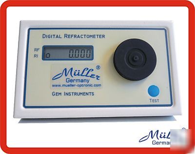 New digital gemstone refractometer for jewelers gem ri 