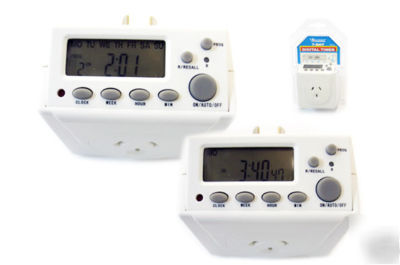 Sansai 24HRS/7 days digital timer 10A/2400W,automation