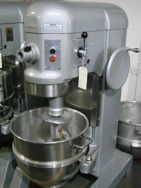 Used hobart H600 60QT mixer with stainless steel bowl