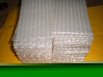50PC white bubble wrap bag/holder/envelope (9.5CMX16CM)