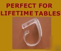 75 super velcro lifetime table skirt clips 1