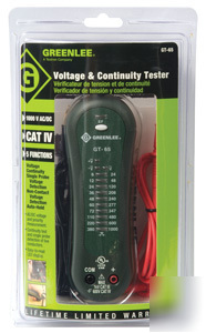 Greenlee gt-65 voltage & continuity tester 