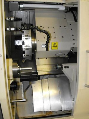 Lathe, cnc hardinge conquest T42 slant bed live tooling