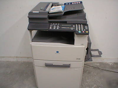 Minolta bizhub 7218 copiers copy machine manuals cds