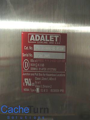 Adalet TN4X-362008U terminal enclosure 36