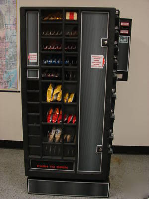 Antares drink & snack combo vending machine on location