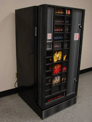 Antares drink & snack combo vending machine on location