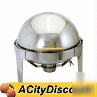 Chafing dish 7.2 qt round roll top chafer buffet ec-14