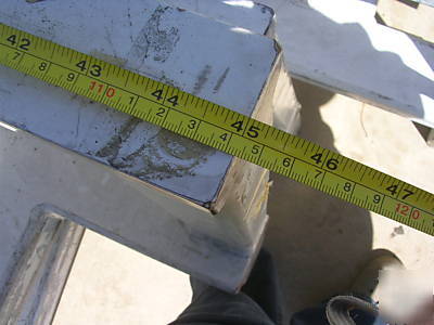 Heavy duty industrial dunnage racks, square tube, used