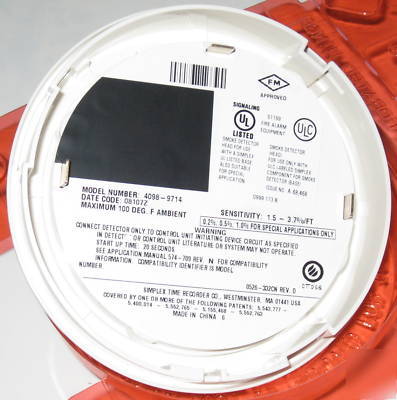 Used simplex 4098-9714 fire alarm smoke detector sale 