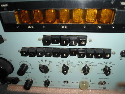 Ussr russian military R399T nixie tube radio cw usb am