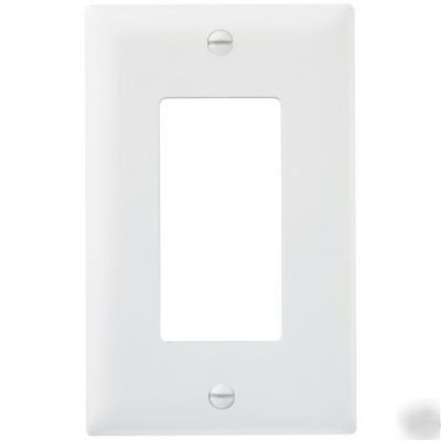 Pass & seymour 15 decorator wall plate, white TP26-w