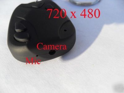 Car remote key mini spy hidden dv camera w/4GB tf