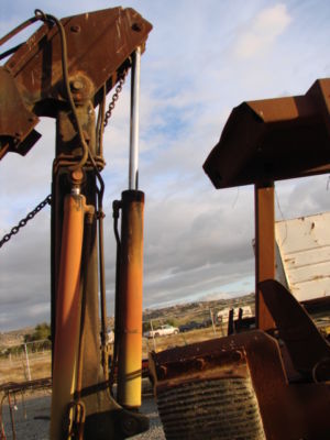 Case 580E boom