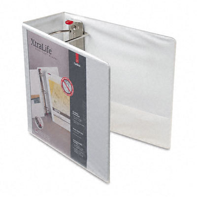 Clearvue slant-d presentation binder 5IN cap white