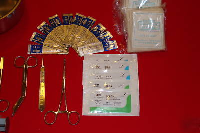 Suture kit~wound repair~ultimate group kit~ +veterinary