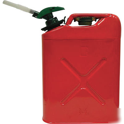 Blitz enviroflo plus gas can - 5-gallon capacity, metal