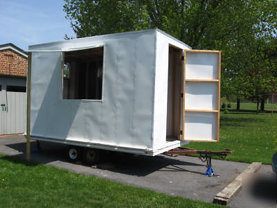 6X12 ft concession/ enclosed trailer no 